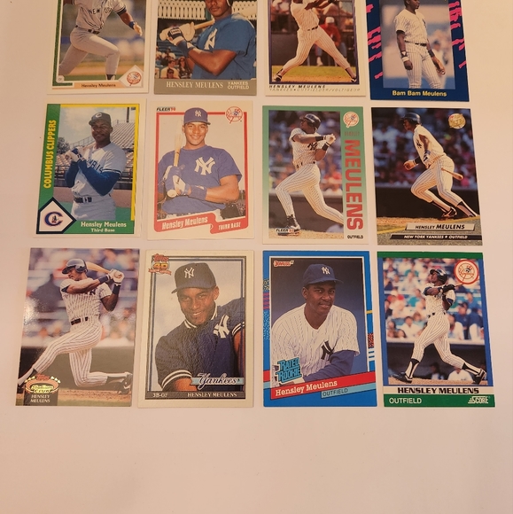 Hensley Meulens Lot of 15 Baseball Cards - Picture 2 of 6